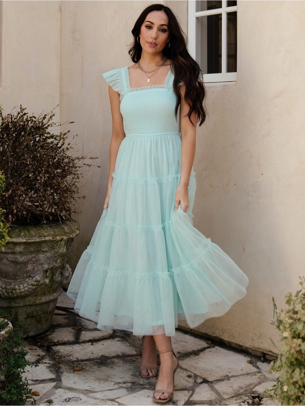 Baltic Born Emma Smocked Tulle Dress